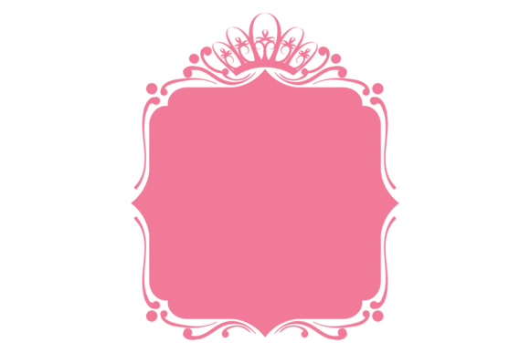 Download Princess Tiara Decorative Pink Frame. Bl - Pink frame Collection