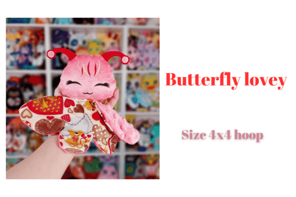 Download Baby Bee-butterfly Jointed Lovey Girl - Baby Collection