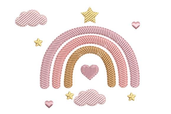 Download Boho Baby Rainbow Embroidery - Baby Collection